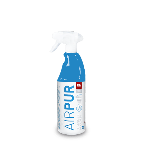Airpur eliminador de olores para circuitos de aire acondicionado bactericida fungicida botella 750 ml